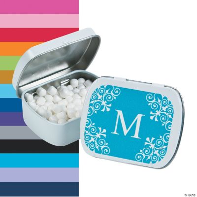 Monogrammed Mint Tins
