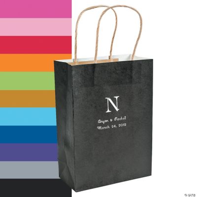 Monogrammed Craft Bags