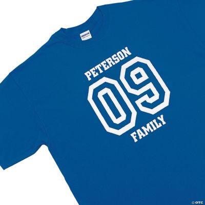 Personalized Team Blue T-Shirt