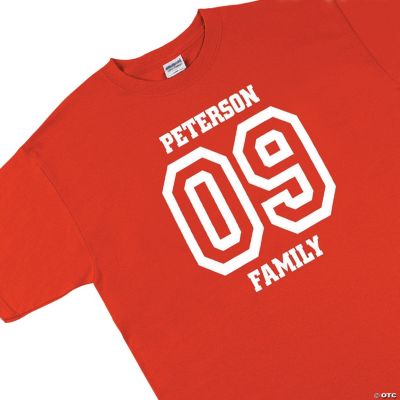 Personalized Team Red T-Shirt