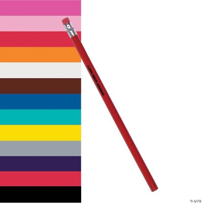Personalized Solid Color Pencils