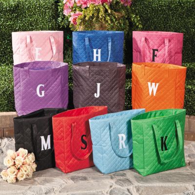Personalized Quilted Tote Bags