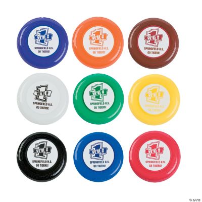 Personalized Team Spirit Flying Disks