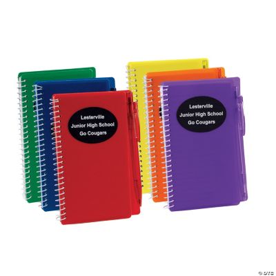 Personalized Spiral Notebook And Pen Sets