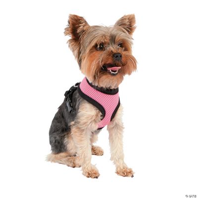 Mesh Dog Harness - Pink SM