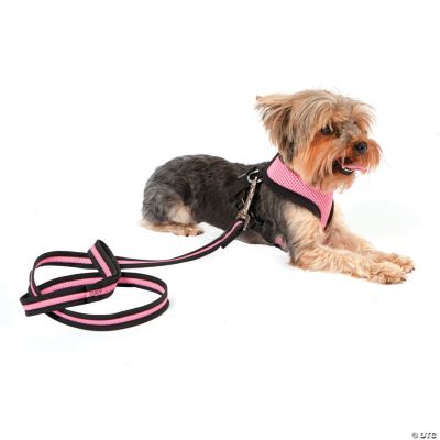 Mesh Dog Lead - Pink