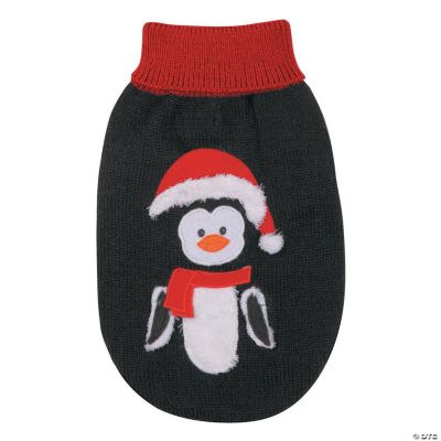 Holiday Penguin Dog Sweater Oriental Trading