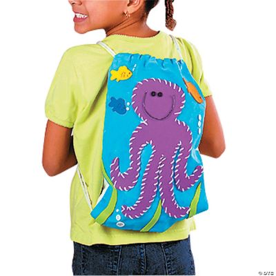 Sea Creatures Canvas Backpack