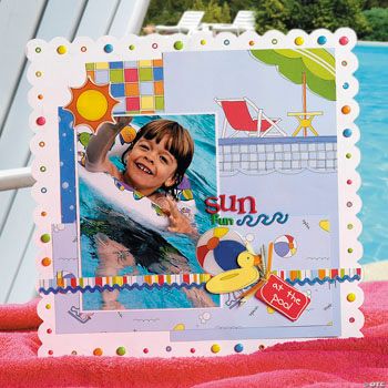 Sun Fun at the Pool Layout