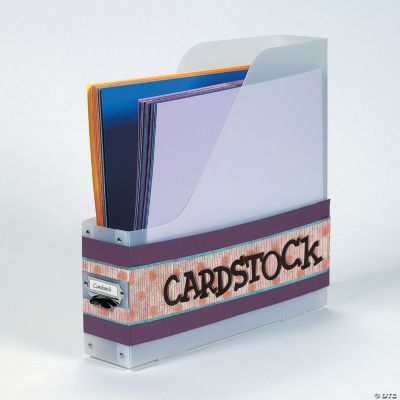 Personalized Frosted Plastic Paper Holders