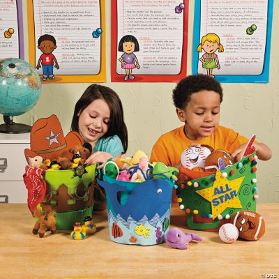 Bright Colorful Bucket Assortment