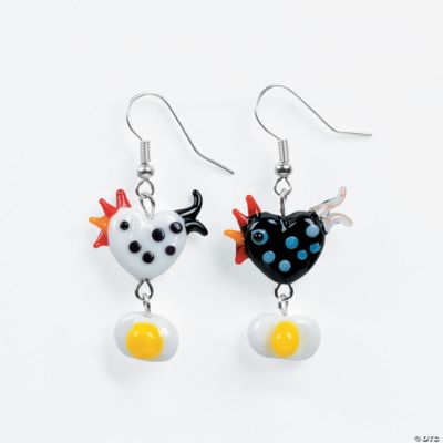 Chicken and Egg Earrings Project