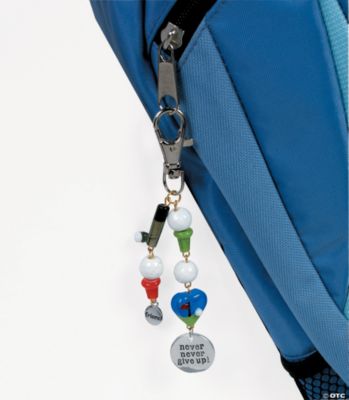 Ceramic Golf Ball Bag Dangle Project
