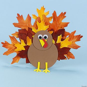 Fall Leaves Thanksgiving Turkey