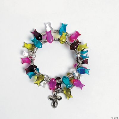 Glass Fish Memory Wire Bracelet Project