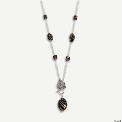 Black and Brown Bead Necklace Project