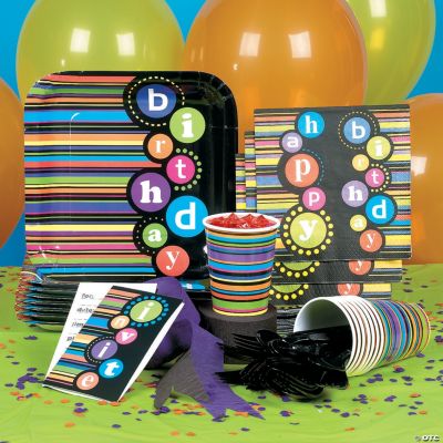 Birthday Pattern Party Supplies