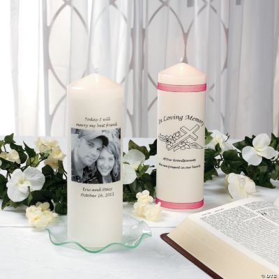 Decorate Your Own Unity or Memory Candle