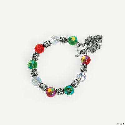 Christmas Round Faceted Bracelet