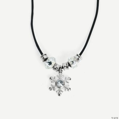 Snowflake Corded Necklace