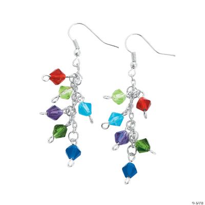 Crystal Bicone Earrings