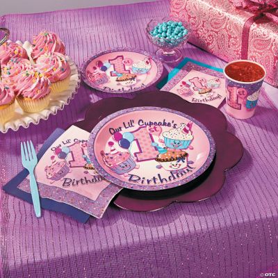 1st Birthday Cupcake Party Supplies