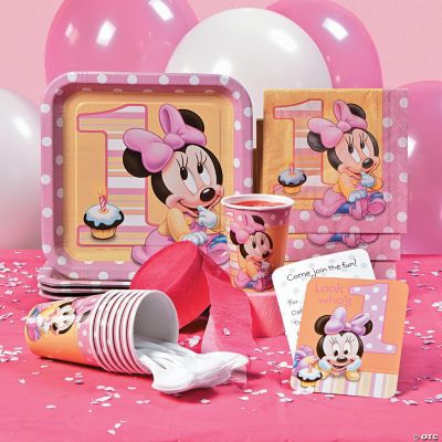 Minnie 1st Birthday Party Supplies