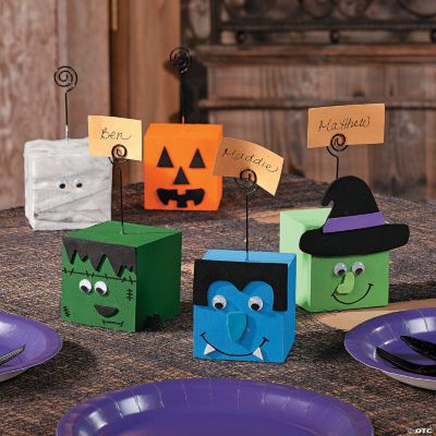 Halloween Faces Placeholders