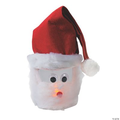 Glowing Santa Candleholder