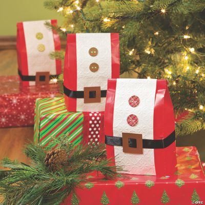 Santa Belt Favor Bags