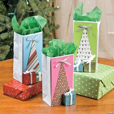 Bright Christmas Tree Mini Bags
