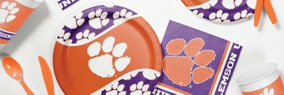 NCAA™ University Clemson Tigers® Party Supplies