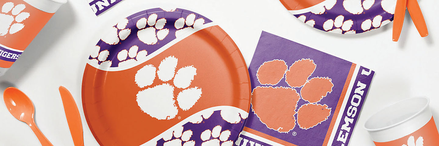 NCAA™ University Clemson Tigers® Party Supplies