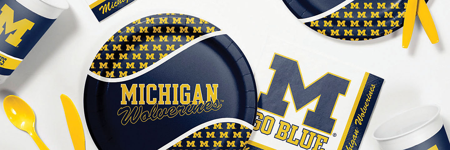 NCAA™ Michigan Wolverines® Party Supplies