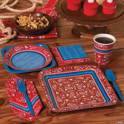 Red Bandanna Party Supplies