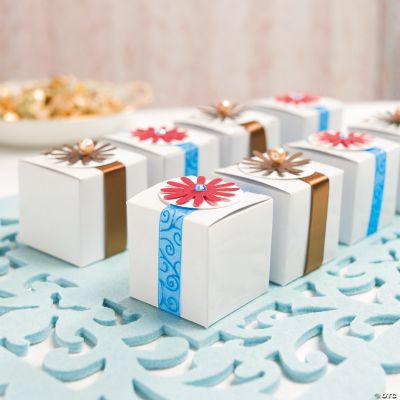 Elegant Flower Mini Favor Boxes