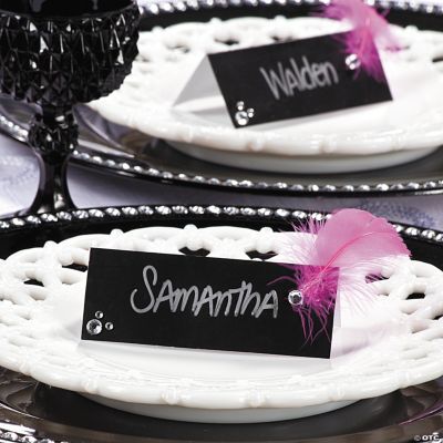 Feather Place Cards