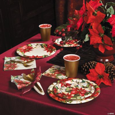 Poinsettia Party Supplies