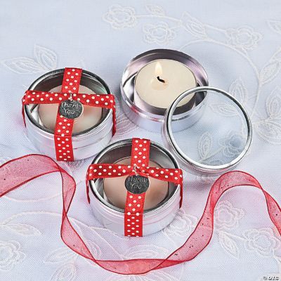 Tealight Candle Favor Tins