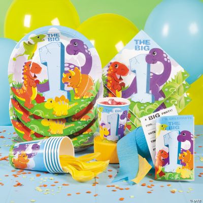 Dinosaur 1st Birthday Party Supplies