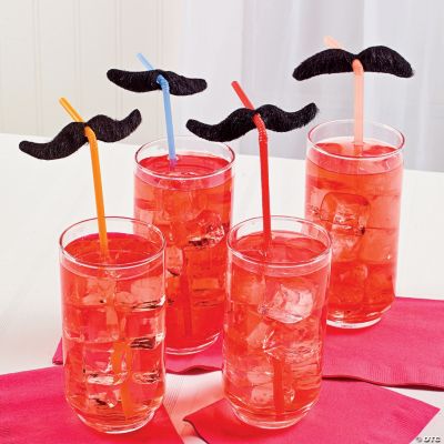 Mustache Straws