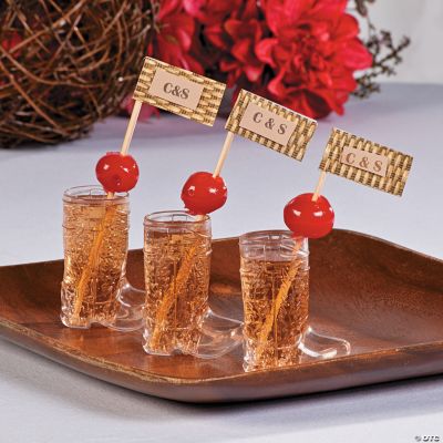Personalized Cowboy Shot Glasses