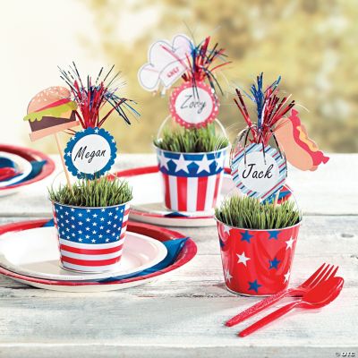 Patriotic Firework Place Cards