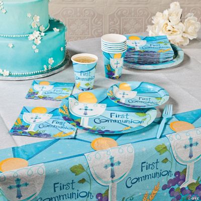 Blue 1st Communion Party Supplies