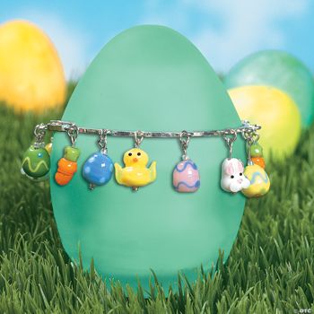 Easter Bead Mix Dangle-Bangle Bracelet Project