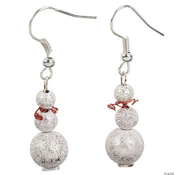 Elegant Snowman Earrings Project