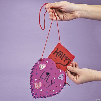 Valentine Holder Heart Shaped Pouch