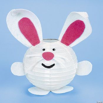 Paper Lantern Easter Bunny