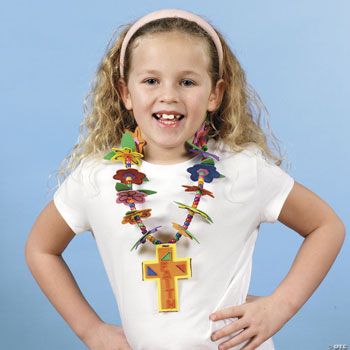 Luau Lei with Cross