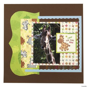 Trip to the Zoo Finished Page